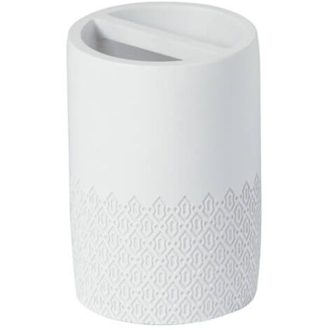 Showerdrape Chantilly White Toothbrush Holder (1/3)