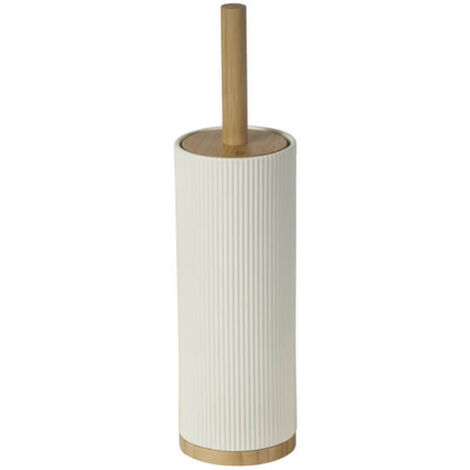 Blomus SONO Moonbeam Cream Decorative Toilet Plunger And Holder Reviews | Crate & Barrel - View #4