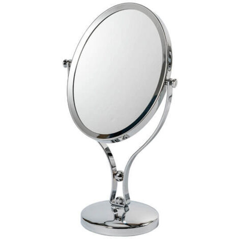 Showerdrape Triton 5x Magnifying Chrome Oval Makeup Vanity Mirror (1/2)