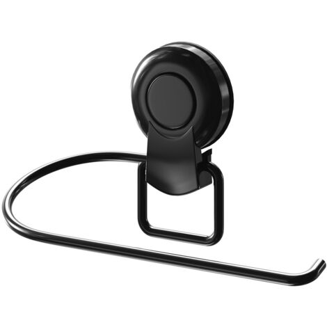 Wholesale Domestic SuctionLoc Black Wall Mounted Toilet Roll Holder (1/5)