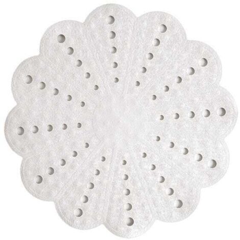 Showerdrape Petal White Anti-Slip 54cm Shower Mat