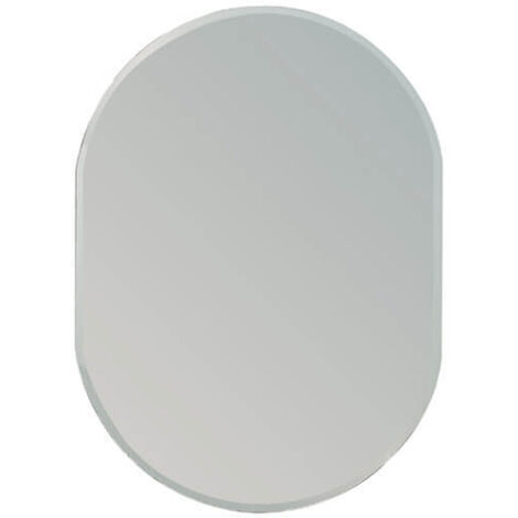 Showerdrape Lincoln Small Oval Wall Mounted 60 x 45cm Bathroom Mirror
