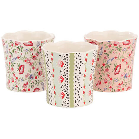 Cath Kidston Spring Birds Set of 3 Mini Planters (1/5)