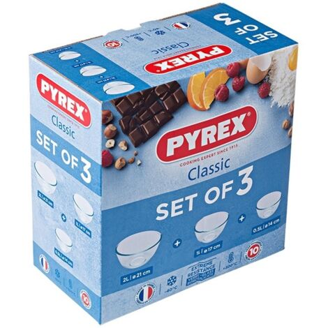 Pyrex Classic 3 Piece Bowl Set