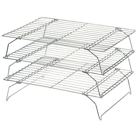 Dexam Set Of 3 Stackable Rectangular Cooling Rack