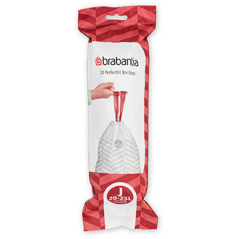 Brabantia Perfectfit Bags Size J 20-25 Litre 20 Bag Roll