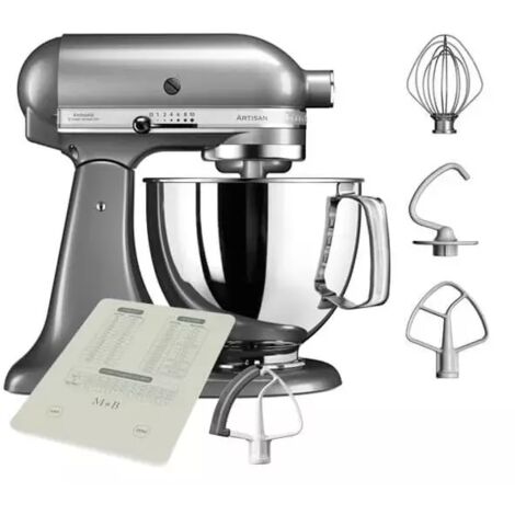 KitchenAid Artisan Mixer 125 Contour Silver with FREE Gifts