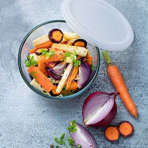 Pyrex Cook & Freeze 1.1L Round Dish with Lid