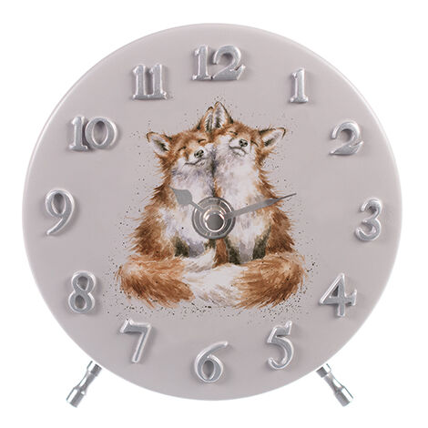 Wrendale Designs 'Contentment' Fox Mantel Clock