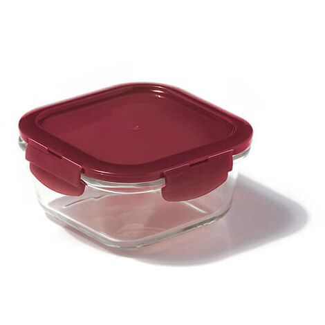 Lock & Lock Eco 500ml Square Oven Glass Container (1/3)