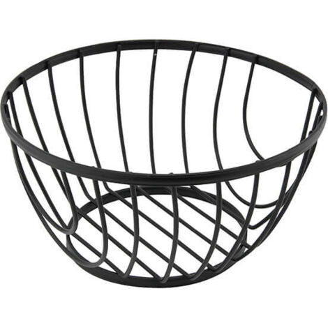 Apollo Flat Iron Fruit Basket Round (1/3)