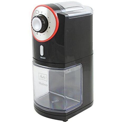 Electric coffee grinder with 17 grind settings – 100W motor – 200g capacity – Removable grinding disc for easy cleaning – Melitta (1/5)