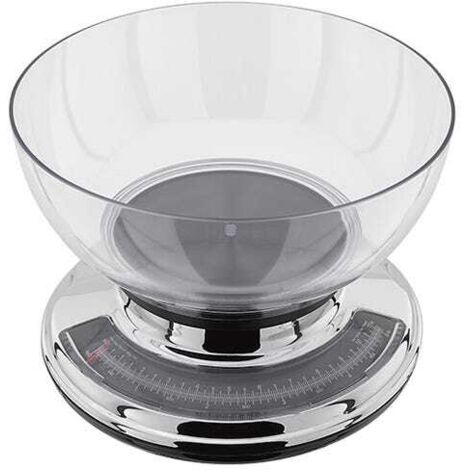 Judge 5.0kg Chrome Kitchen Scale with Clear Bowl