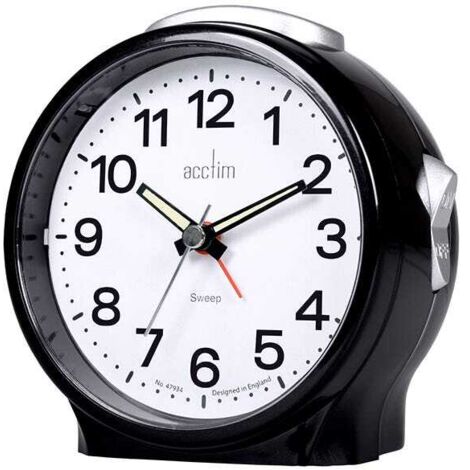 Acctim Elsie Alarm Clock Black (1/3)