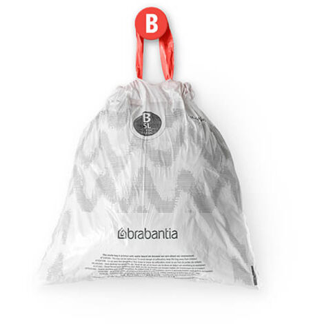 Brabantia PerfectFit bin liners 10-12 L, 20 pcs, C, white