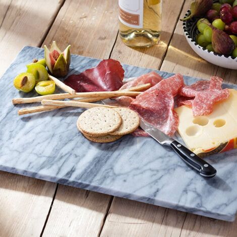 Judge White Marble Oblong Platter 30 x 20cm