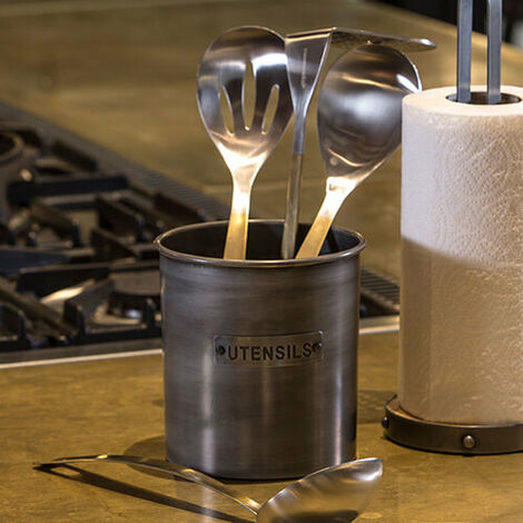 Industrial Kitchen Utensil Holder