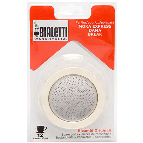 Bialetti 12 Cup Washer/Filter Set