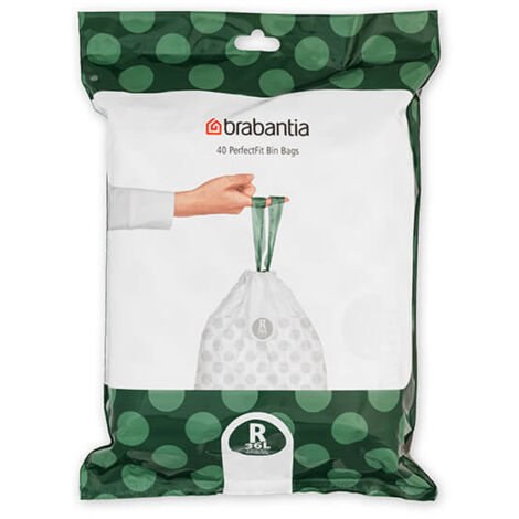 Brabantia PerfectFit Bags R 36 litre Dispenser Pack of 40 bags