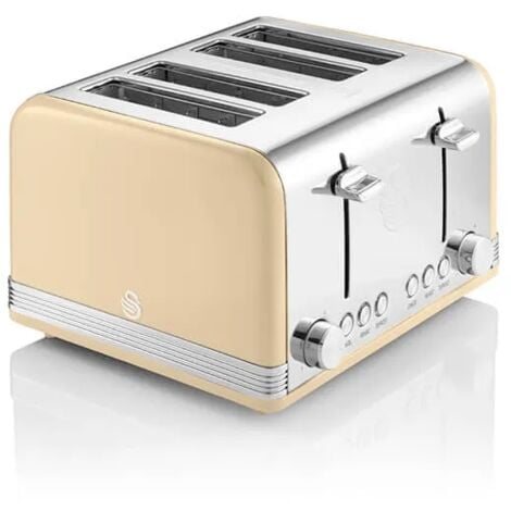 Swan orange outlet toaster