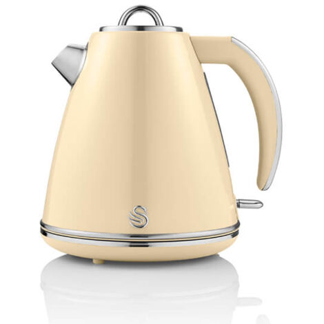 Swan retro sales kettle pink