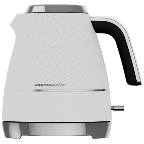 Beko Off White Chrome Cosmopolis Dome Kettle 4 Slice Toaster Set