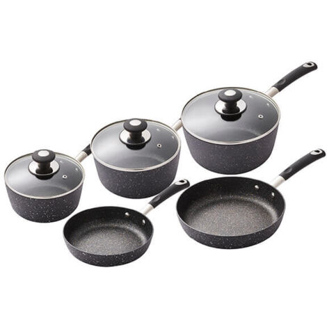 Tower Precision 5 Piece Pan Set Black