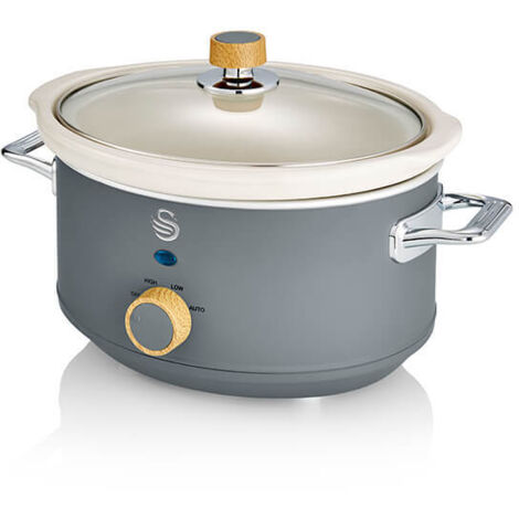 Swan Nordic Slate Grey 3.5L Slow Cooker (1/5)