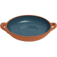 Dexam Sintra Large Glazed Terracotta Tapas Dish Ink Blue