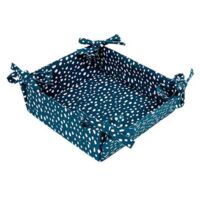 Dexam Sintra Recycled Cotton Spotted Bread Basket Ink Blue