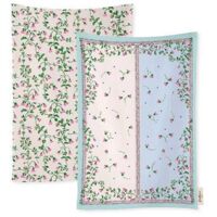 Cath Kidston Twin Flowers Set of 2 Tea Towels