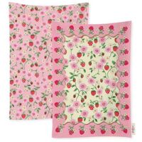 Cath Kidston Strawberry Set of 2 Tea Towels
