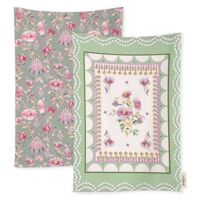 Cath Kidston Friendship Gardens Set of 2 Tea Towels