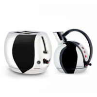 Bugatti Giulietta Kettle and Romeo Toaster Set Chrome