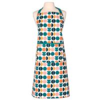 Dexam Recycled Cotton Retro Spot Adult Apron Teal