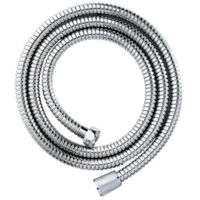 Showerdrape Chrome 1.5m x 11mm Double Spiral Hose
