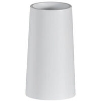 Showerdrape Alto White Tumbler