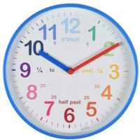 Acctim Wickford Time Teaching Clock Blue Edging - 22529
