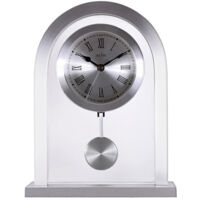 Acctim Bathgate Mantel Clock Silver