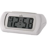 Acctim Auric Alarm Clock White