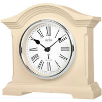 Acctim Chestfield Mantel Clock Cream