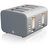 Swan Nordic Slate Grey 4 Slice Toaster