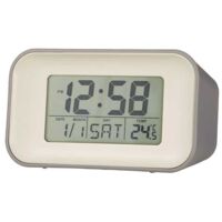 Acctim Alta Alarm Clock Owl Grey