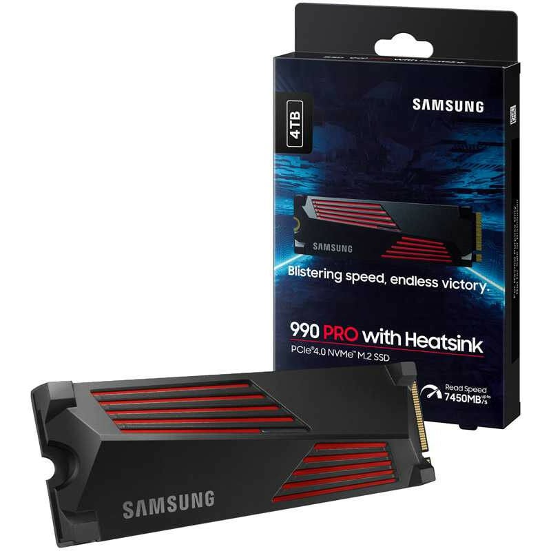 Samsung SSD 990 Pro – nouveau SSD rapide M.2 NVMe PCIe 4.0 7450 Mo