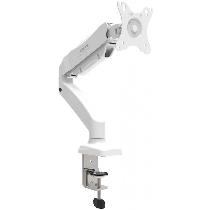 PORT DESIGNS PORT CONNECT Fixation de Bureau Bras d'Affichage pour un Écran taille maxi 32 pouces Blanc (901110)