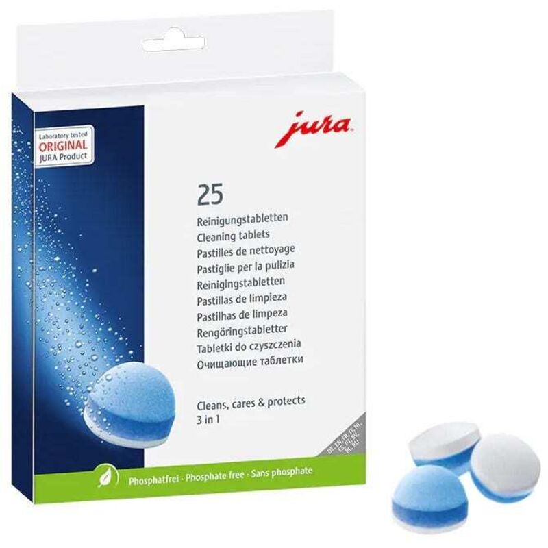 Jura Espresso Machine Set - Filtre Aqualogis AL-Blue 2 pcs. + tablettes de détartrage Jura 9 pcs