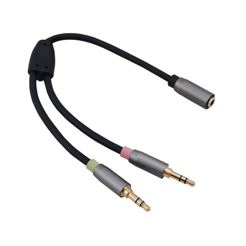 Double Jack Adaptador De Plug 6,3 Mm A Jacks RCA
