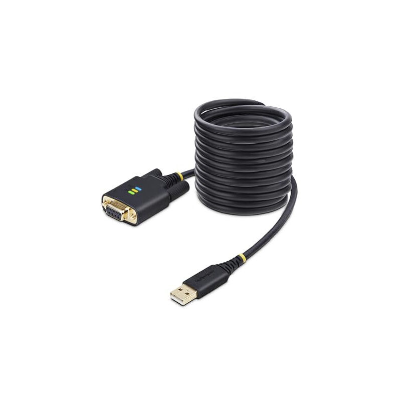 Startech startech com 10ft 3m usb to null modem serial adapter cable