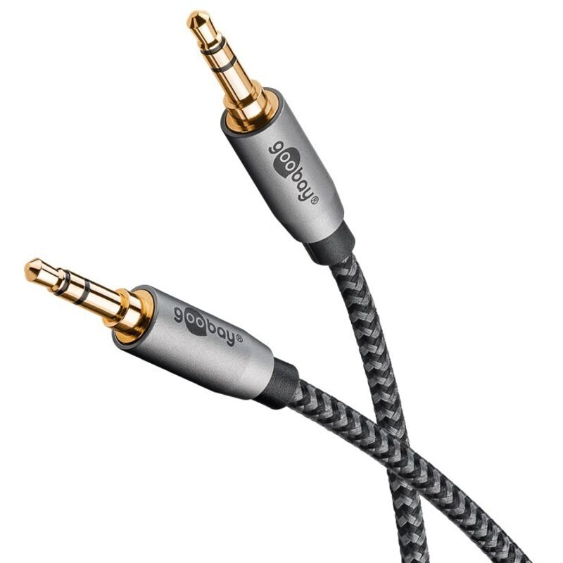 Adattatore Audio 3.5mm Maschio a 6.3mm Stereo Femmina - GOOBAY