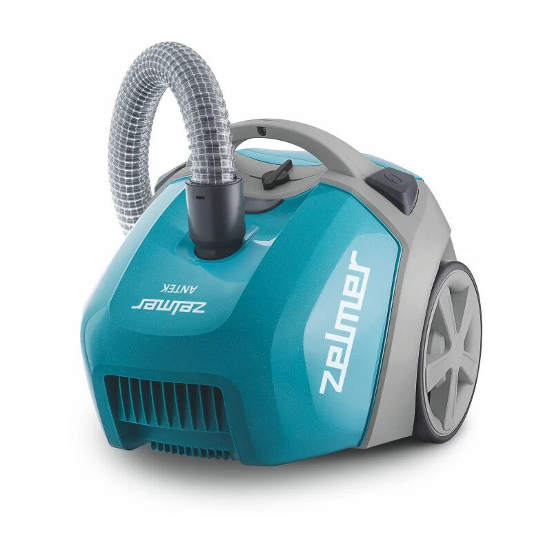Zelmer Antek ZVC3501T, Aspirateur traîneau avec Sac, Plastique et Acier Inoxydable, Turquoise